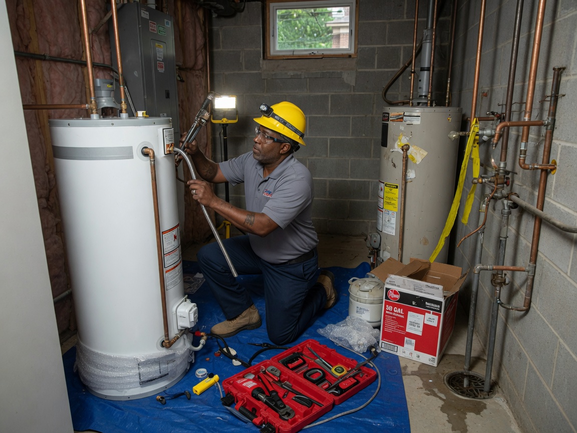 water heater repair in South End